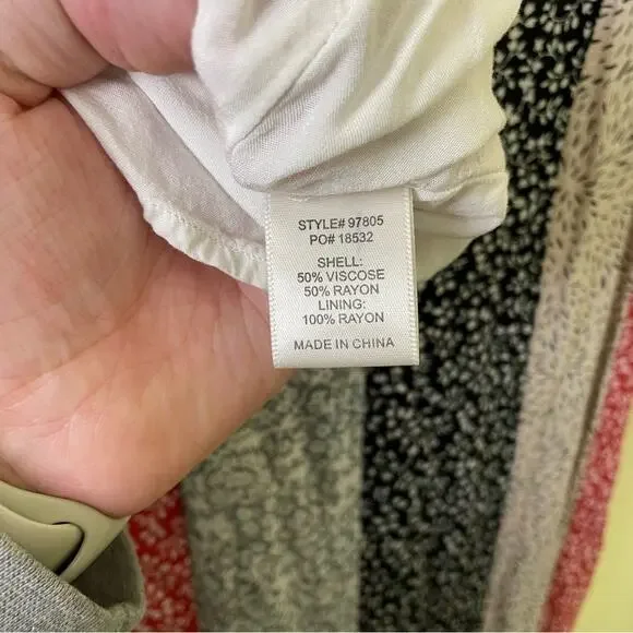 Skies Are Blue Mixed Print V-Neck Sleeveless Maxi Dress in SIZE MEDIUM - Picture 6 of 12